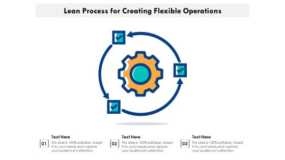 Lean Process For Creating Flexible Operations Ppt PowerPoint Presentation Icon Slideshow PDF