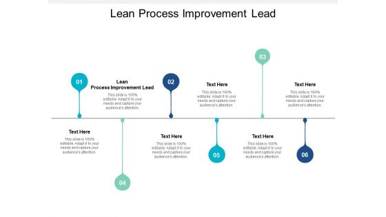 Lean Process Improvement Lead Ppt PowerPoint Presentation Professional Background Image Cpb