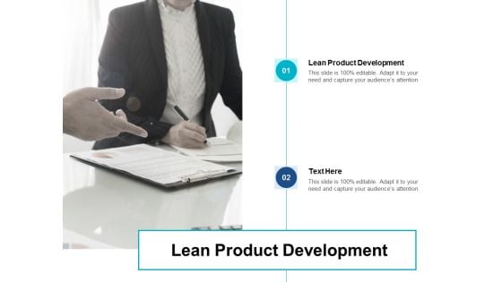 Lean Product Development Ppt PowerPoint Presentation Layouts Rules Cpb