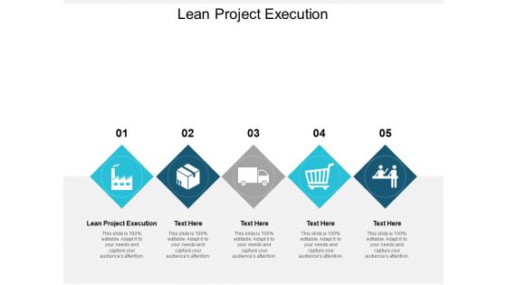 Lean Project Execution Ppt PowerPoint Presentation Professional Brochure Cpb