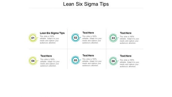 Lean Six Sigma Tips Ppt PowerPoint Presentation Styles Deck Cpb Lean Six Sigma Tips Ppt PowerPoint Presentation Styles Deck Cpb