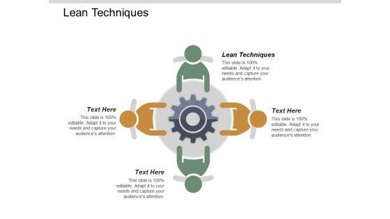 Lean Techniques Ppt PowerPoint Presentation Infographic Template Tips Cpb