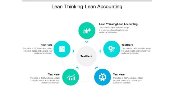 Lean Thinking Lean Accounting Ppt PowerPoint Presentation Ideas Icon Cpb