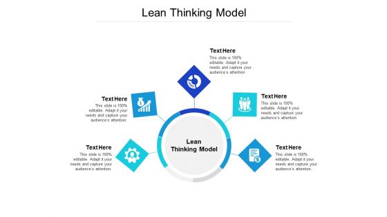 Lean Thinking Model Ppt PowerPoint Presentation Outline Gallery Cpb Pdf