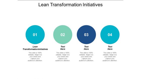 Lean Transformation Initiatives Ppt PowerPoint Presentation Infographic Template Vector Cpb