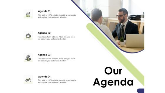 Learning And Development Roadmap For Every Employee Our Agenda Ppt PowerPoint Presentation Gallery Designs Download PDF Learning And Development Roadmap For Every Employee Our Agenda Ppt PowerPoint Presentation Gallery Designs Download PDF