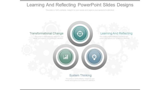 Learning And Reflecting Powerpoint Slides Designs