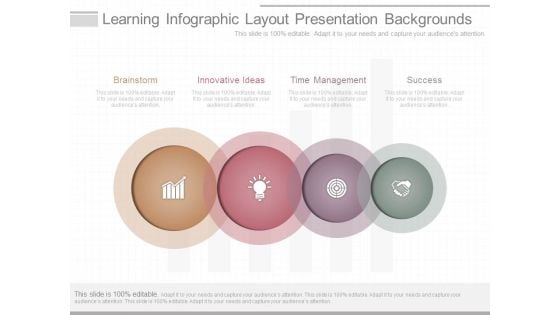 Learning Infographic Layout Presentation Backgrounds