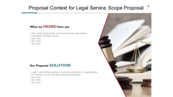 Legal Service Scope Proposal Ppt PowerPoint Presentation Complete Deck With Slides Slide04