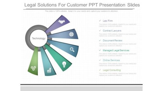 Legal Solutions For Customer Ppt Presentation Slides Legal Solutions For Customer Ppt Presentation Slides