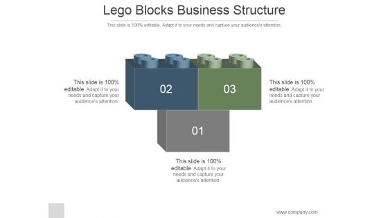 Lego Blocks Business Structure Ppt PowerPoint Presentation Good