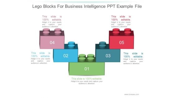 Lego Blocks For Business Intelligence Ppt PowerPoint Presentation Example File