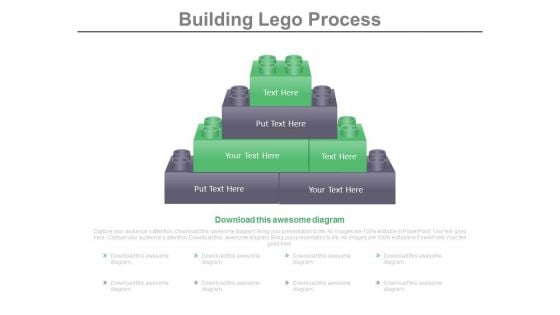 Lego Blocks For Business Process Building Powerpoint Slides