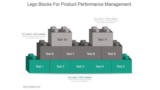 Lego Blocks For Product Performance Management Ppt Slide Styles