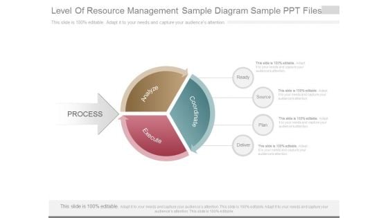 Level Of Resource Management Sample Diagram Sample Ppt Files