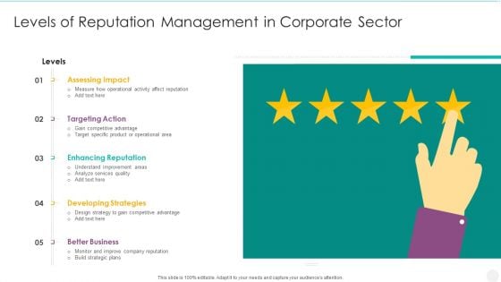 Levels Of Reputation Management In Corporate Sector Ideas PDF