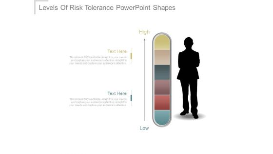 Levels Of Risk Tolerance Powerpoint Shapes