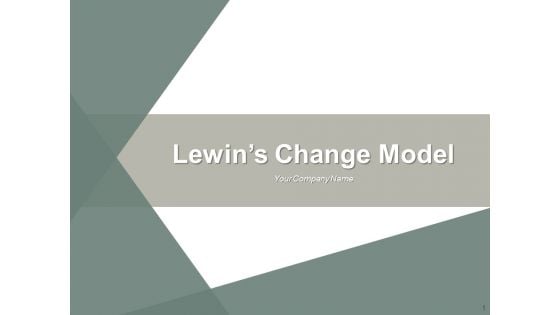 Lewins Change Model Ppt PowerPoint Presentation Complete Deck With Slides