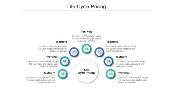 Life Cycle Pricing Ppt PowerPoint Presentation Pictures Example Topics Cpb