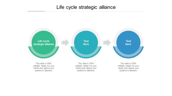 Life Cycle Strategic Alliance Ppt PowerPoint Presentation Inspiration Demonstration Cpb Pdf