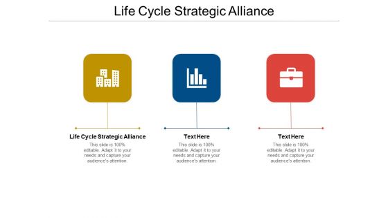 Life Cycle Strategic Alliance Ppt PowerPoint Presentation Portfolio Slides Cpb Pdf