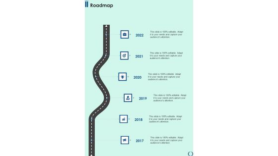 Life Science Assessment Project Proposal Roadmap One Pager Sample Example Document