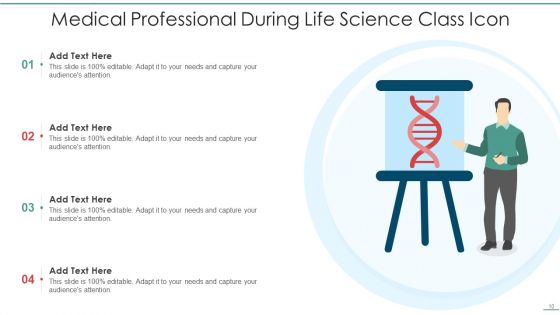 Life Science Icon Ppt PowerPoint Presentation Complete Deck With Slides