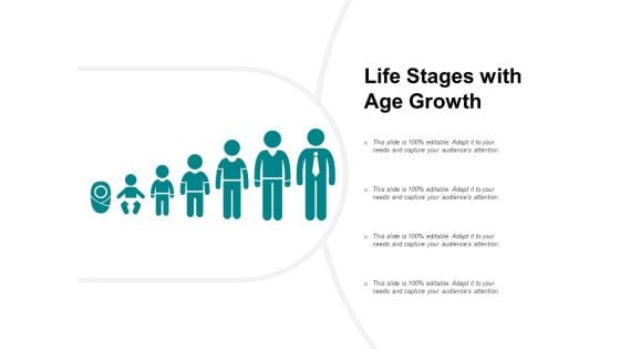 Life Stages With Age Growth Ppt PowerPoint Presentation Inspiration Slideshow