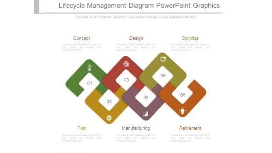 Lifecycle Management Diagram Powerpoint Graphics