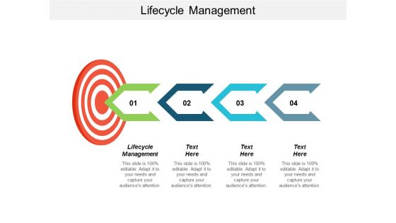 Lifecycle Management Ppt Powerpoint Presentation Portfolio Vector Cpb