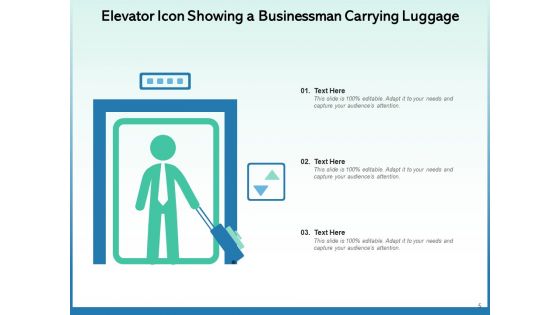 Lift Icon Businessman Arrows Ppt PowerPoint Presentation Complete Deck