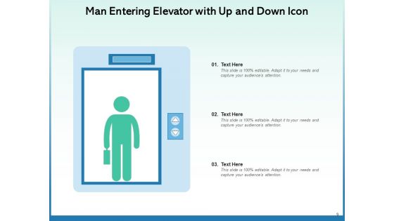 Lift Icon Businessman Arrows Ppt PowerPoint Presentation Complete Deck