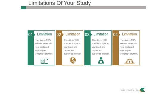 Limitations Of Your Study Ppt PowerPoint Presentation File Guidelines