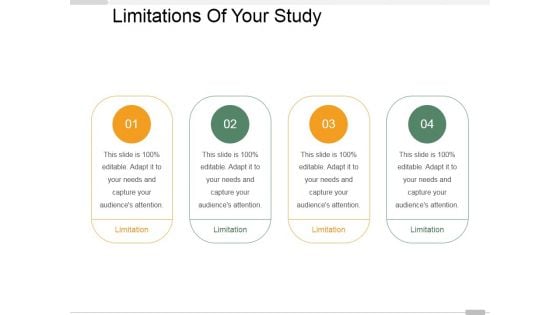 Limitations Of Your Study Ppt PowerPoint Presentation Icon Layout