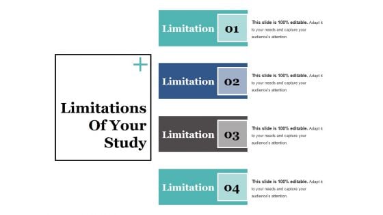 Limitations Of Your Study Ppt PowerPoint Presentation Summary Layout Ideas