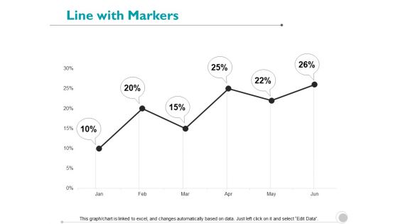 Line With Markers Marketing Analysis Ppt PowerPoint Presentation Pictures Portrait