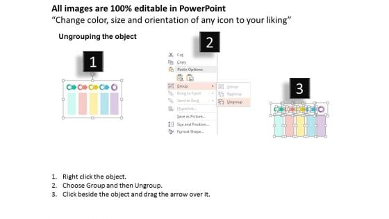 Linear Arrow Process Diagram With Icons Powerpoint Template