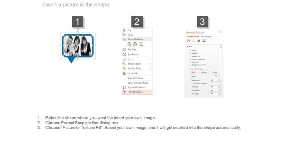 Linear Arrow Timeline With Photos Powerpoint Slides