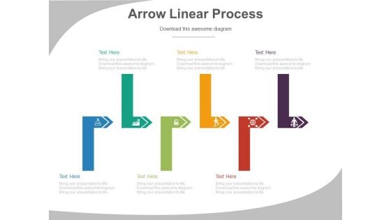 Linear Arrows Steps Process Diagram Powerpoint Slides Linear Arrows Steps Process Diagram Powerpoint Slides