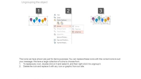 Linear Balloons Timeline Diagram With Years Powerpoint Slides