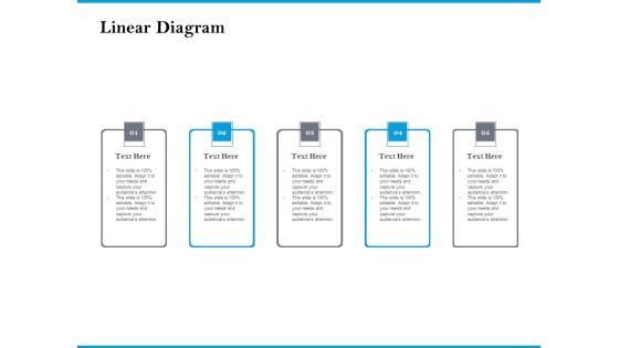 Linear Diagram Customer Retention And Engagement Strategy Designs PDF