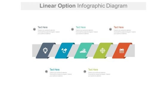 Linear Options Infographic For Qualitative Market Research Powerpoint Slides