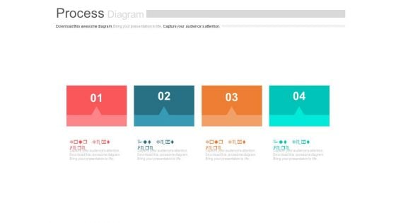 Linear Process Tags Business Diagram Powerpoint Slides