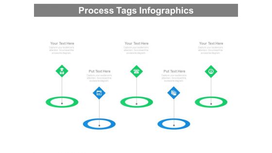 Linear Tags Infographics Diagram Powerpoint Slides