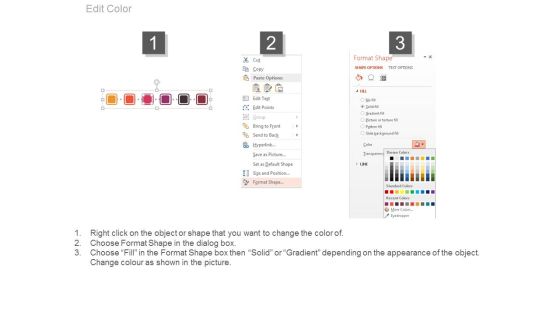Linear Timeline Steps For Year Based Analysis Powerpoint Slides Slide02