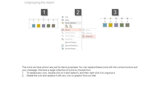 Linear Timeline Steps With Years Powerpoint Slides Slide03