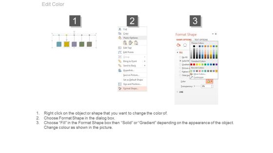 Linear Timeline Steps With Years Powerpoint Slides Slide04