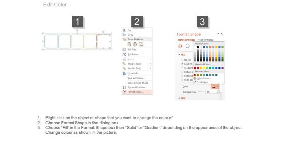 Linear Timeline With Year And Business Icons Powerpoint Slides