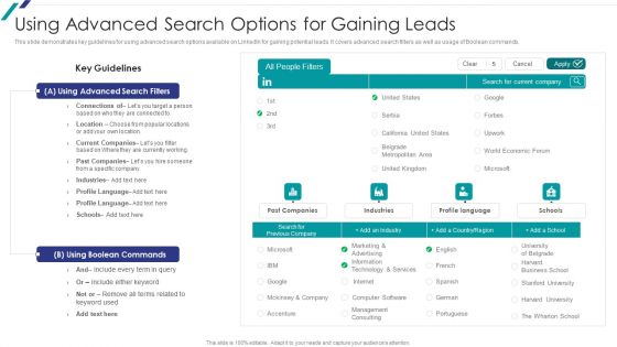 Linkedin Promotional Strategies For Organizational Growth Using Advanced Search Options For Gaining Formats PDF Linkedin Promotional Strategies For Organizational Growth Using Advanced Search Options For Gaining Formats PDF