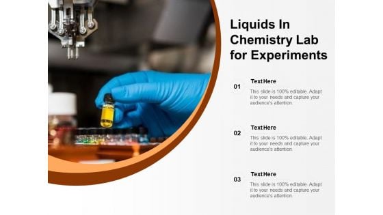 Liquids In Chemistry Lab For Experiments Ppt PowerPoint Presentation Gallery Introduction PDF